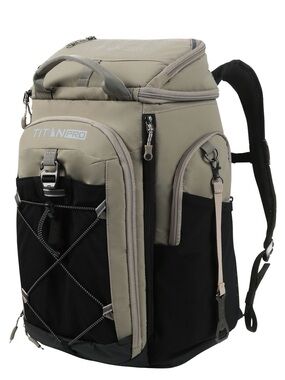 Titan PRO 26-Can Backpack Cooler with Ice Walls Insulated Leak Proof Cooler Bag